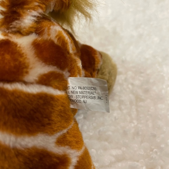 Show Stoppers Babes In the Wild Series Porcelain Face Giraffe Plush Doll - Picture 5 of 6